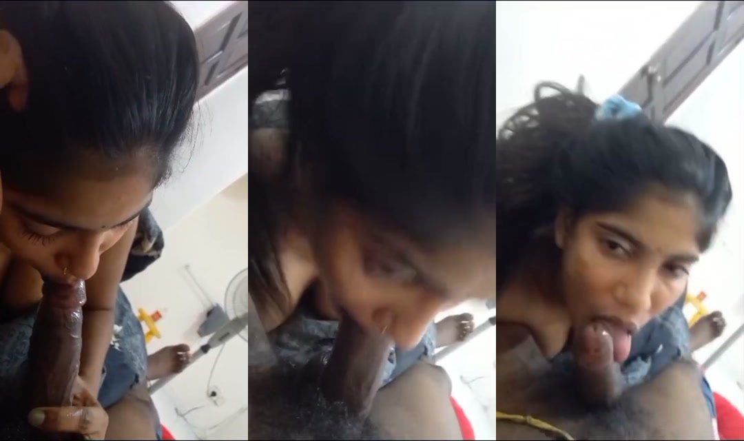 Horny Indian Babe Sucking Dick
